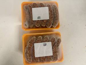 lot 116 image: B. 2x 10ct Traditional Bratwursts