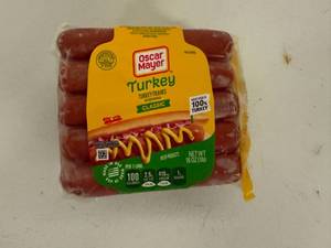 lot 125 image: C. 6x 16oz Oscar Mayer Turkey Franks