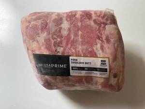 lot 145 image: CC. 7.50lbs USA Prime Pork Shoulder Butt