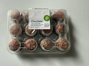 lot 149 image: CC. 4x 12 Mini Chocolate Cupcakes
