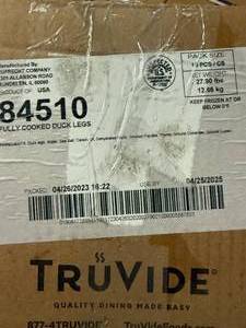 lot 182 image: 2lbs Fully Cooked & Seasoned Duck Legs