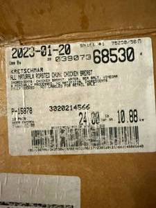 lot 188 image: 2lbs Kretschmar All Natural Roasted Chunk Chicken