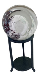 lot 14 image: Glass Eye Studio Arg Glass Paperweight - Orions Belt Design, Glows in the Dark