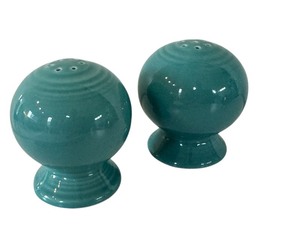 lot 28 image: Fiesta Salt and Pepper Shakers - Set of 2, 2.75
