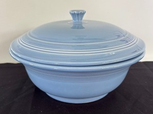 lot 97 image: Fiesta Ware Covered Casserole Dish