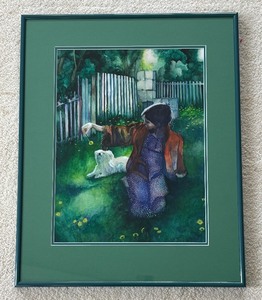 lot 109 image: Framed Watercolor Painting