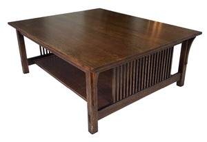 lot 43 image: Stickley Mission Arts & Crafts Coffee Table