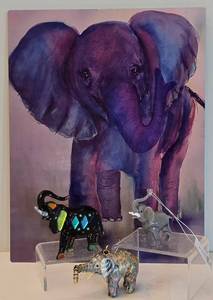 lot 60 image: Elephant Art & Decor Selection