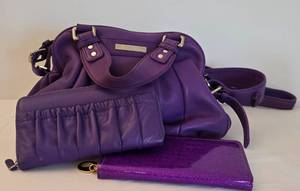 lot 70 image: Kenneth Cole Handbag & Wallet Duo
