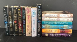 lot 137 image: Nora Roberts Hard Cover Books including Heart of the Sea, Black Rose, Tribute and More