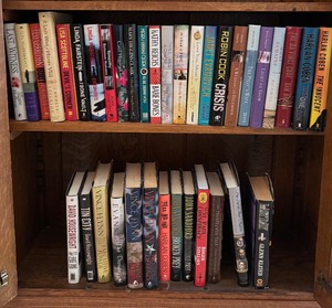 lot 119A image: Books by Vince Flynn, Linda Fairstein, Robin Cook, Harlan Coben, Anita Shreve and More