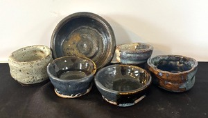 lot 303 image: Variety of Lovely Pottery Bowls most by MB