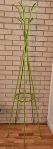lot 193 image: Unique Lime Green CoatHat Rack