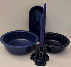 lot 205 image: Cobalt Fiesta Ware Options