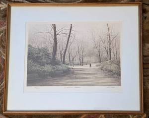 lot 26A image: Signed & Numbered Harold Altman November Shadows Lithograph