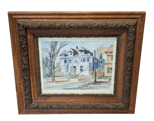 lot 160 image: Beautifully Framed Watercolor Painting by Savage #1