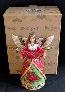lot 242 image: Jim Shore Heartwood Creek Christmas Beauty Angel Figurine