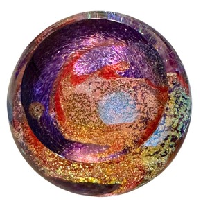 lot 53 image: Glass Eye Studio Gods Eye Studio Paperweight GES 16