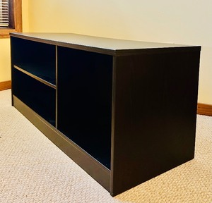 lot 252 image: Sleek Black TV  Media Stand