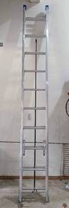 lot 325 image: Keller 20ft Aluminum Extension Ladder