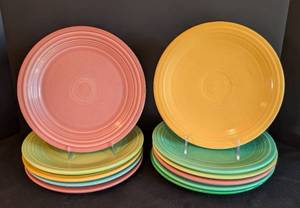 lot 357 image: Variety of Fiesta 9.5 Plates