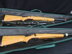 lot 43 image: 2 AIR SOFT GUNS WITH CASES