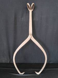 lot 149 image: VINTAGE ICE TONGS