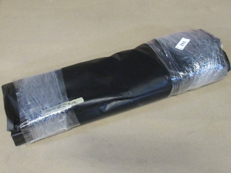 lot 211 image: NEW Vinyl Tarp - 16 x 23  Black  White Vinyl tarp - 9 oz. Lightweight Duty