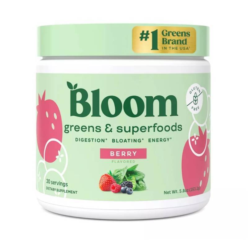 lot 300 image: NEW BLOOM NUTRITION Greens and Superfoods Powder - Berry