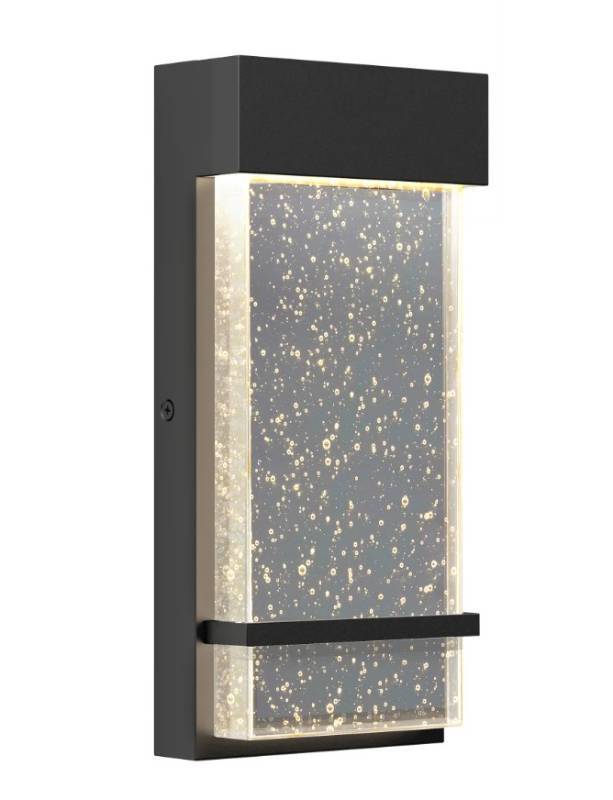lot 358 image: Artika Skyler Bubble Glass Sconce - LED Wall Light