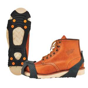 lot 844 image: NEW Ergodyne TREX 6300TC Slip-On Ice Cleats - Tungsten Carbide - XL