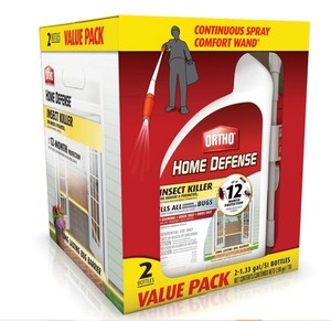 lot 174 image: NEW Ortho Home Defense Insect Killer for Indoor and Perimeter2 with Comfort Wand 2 Pack