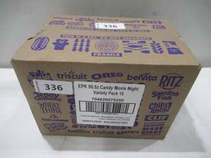 lot 336 image: NEW Candy Movie Night Variety Pack - Swedish Fish, Sour Patch Kids - Movie Theater Boxes
