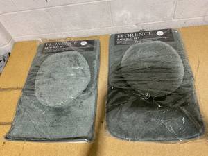lot 118 image: 3PCS Popular Bath Florence Rug Set