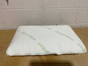 lot 126 image: Cheer Collection Latex Memory Foam Pillow with Washable Cover