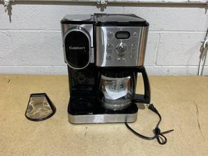 lot 82 image: Cuisinart Coffee Center 2-in-1 Coffee Maker and Single-Serve Brewer Stainless Steel SS-16 Programmable, 12 Cup Capacity