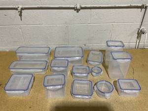 lot 169 image: LOT OF 14 Lock&Lock Food Containers