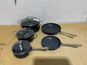 lot 172 image: 3PCS All-Clad Pots and Frying Pans