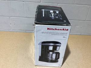 lot 201 image: KitchenAid 12 Cup Drip Coffee Maker with Spiral Showerhead
