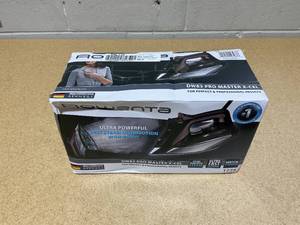 lot 49 image: Rowenta Pro Master Stainless Steel Soleplate Steam Iron for Clothes, 210 gmin, 400 Microsteam Holes