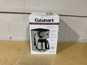 lot 303 image: Cuisinart 12-Cup Coffee Maker with Thermal Coffee Carafe, Stainless Steel