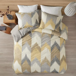 lot 314 image: Alpine 3-Piece Yellow Cotton FullQueen Comforter Set