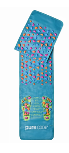 lot 323 image: Purecode Reflexology Foot Massage Mat with Foot Chart