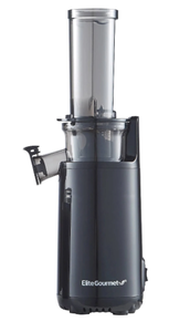 lot 326 image: Elite Gourmet Compact Masticating Cold-Press Juicer