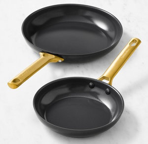 lot 360 image: GreenPan Reserve Ceramic Nonstick Fry Pan Set of 2