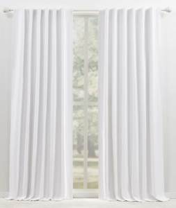 lot 398 image: Lauren Ralph Lauren Waller Blackout Back TabRod Pocket Single Curtain Panel 52x108 in