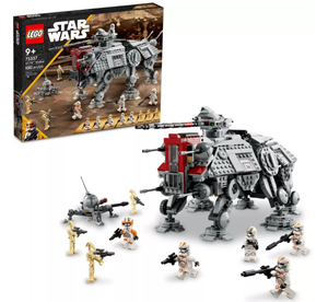 lot 4 image: LEGO Star Wars AT-TE Walker Set with Droid Figures 75337