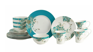 lot 7 image: 16PCS 222 Fifth Eliza Porcelain Dinnerware Set