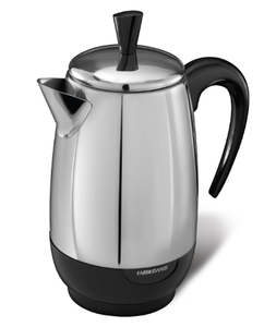 lot 48 image: Farberware 8-Cup Black Percolator FCP280