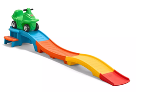 lot 55 image: Step2 Racing Green Up & Down Roller Coaster Ride-On Pedal Push Toy for Ages 2-5